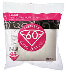 V60 Filtro de Papel, 03 Tamaño (100 Uds.)