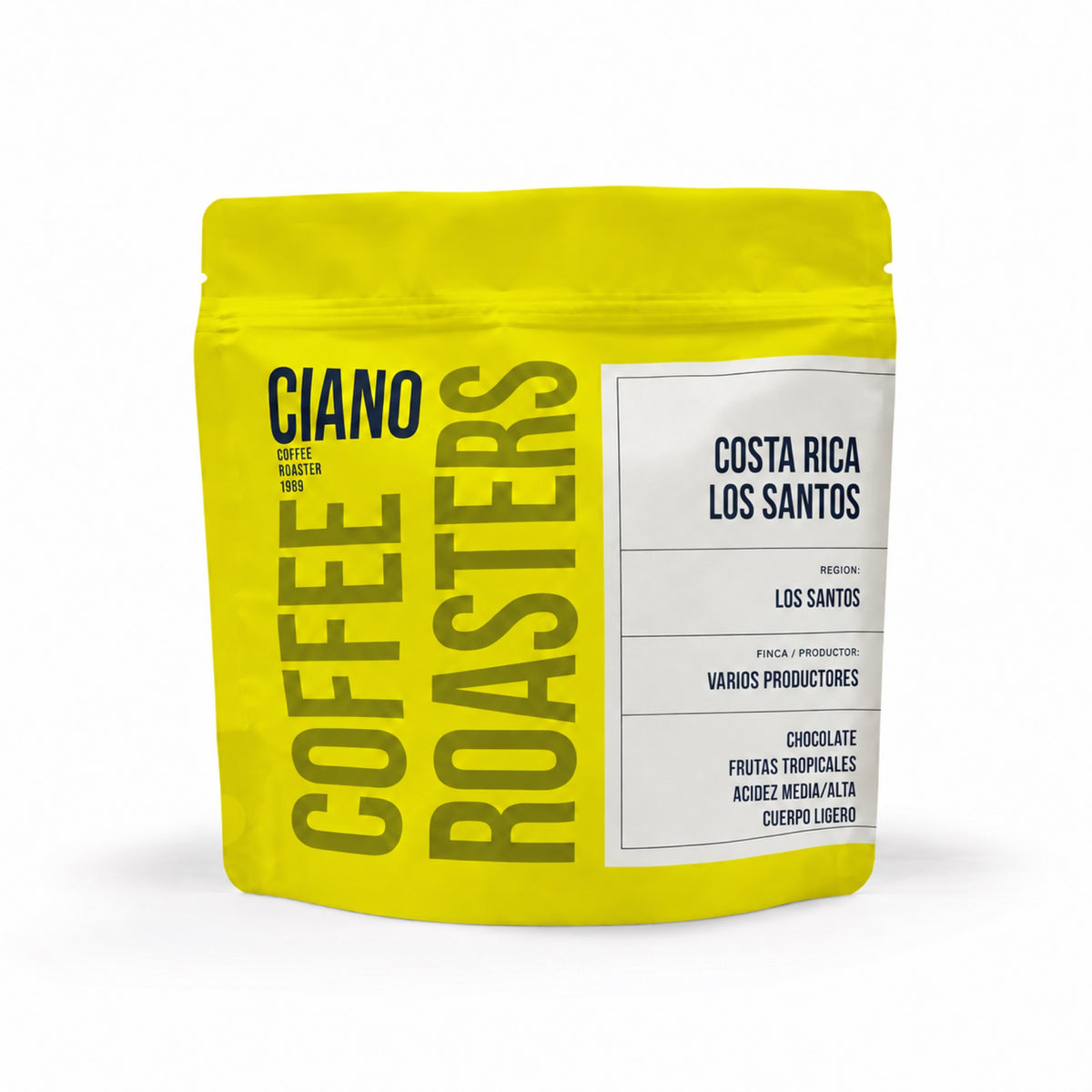 Bolsa de café Ciano Costa Rica Los Santos · ciano2026