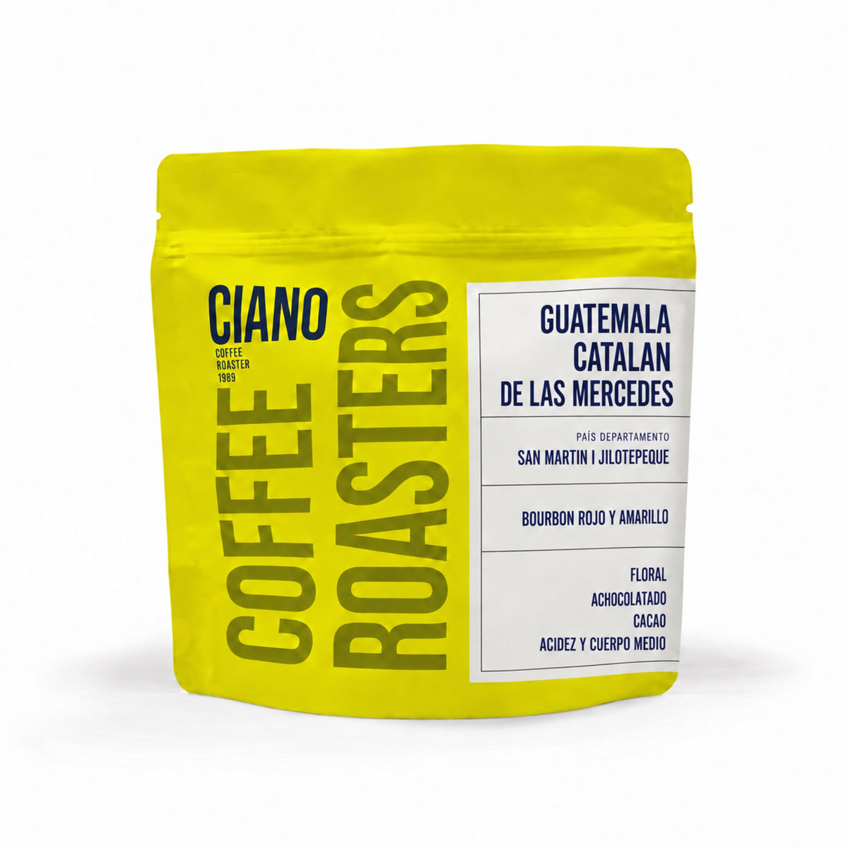 Bolsa de café Ciano Guatemala Finca Catalán de las Mercedes · ciano2026