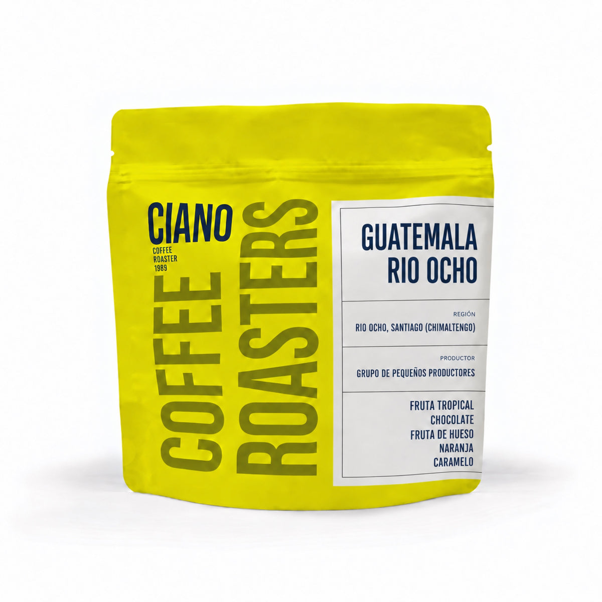 Bolsa de café Ciano Guatemala Rio Ocho · ciano2026