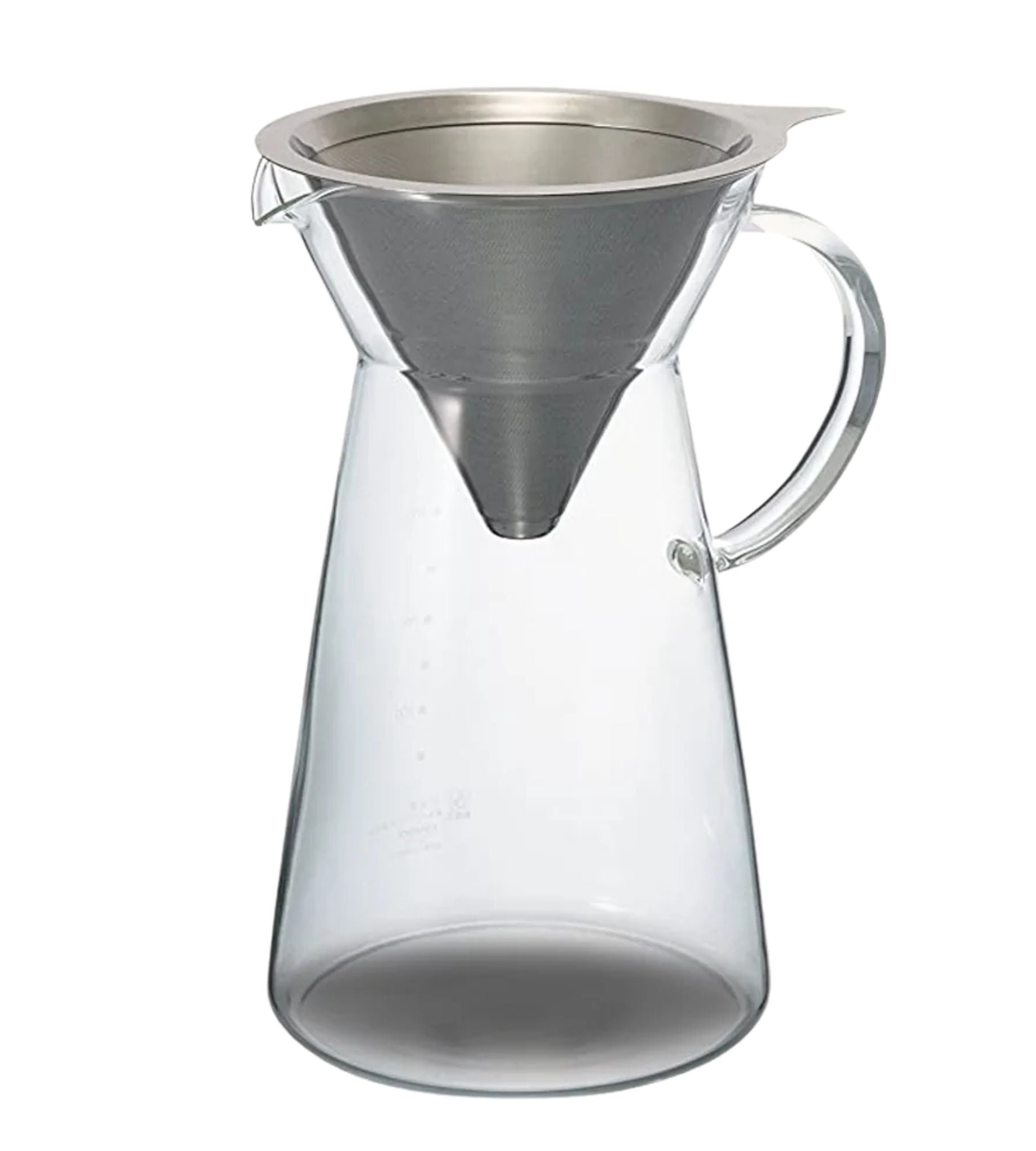 Ciano Coffee Equipamiento Decantador con dripper de metal de Hario