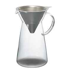 Ciano Coffee Equipamiento Decantador con dripper de metal de Hario