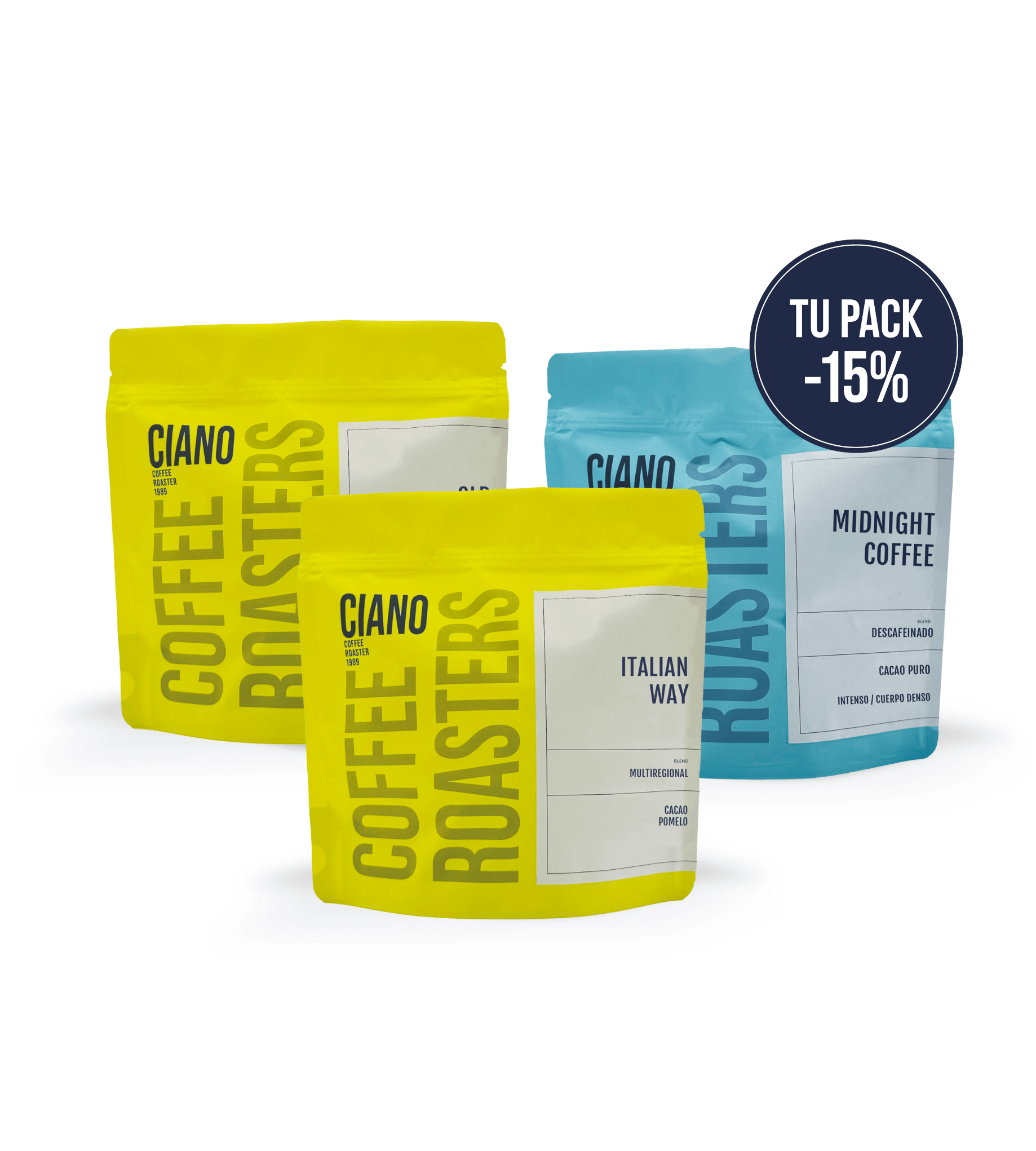 Ciano Coffee Pack Blends Clásicos e Intensos