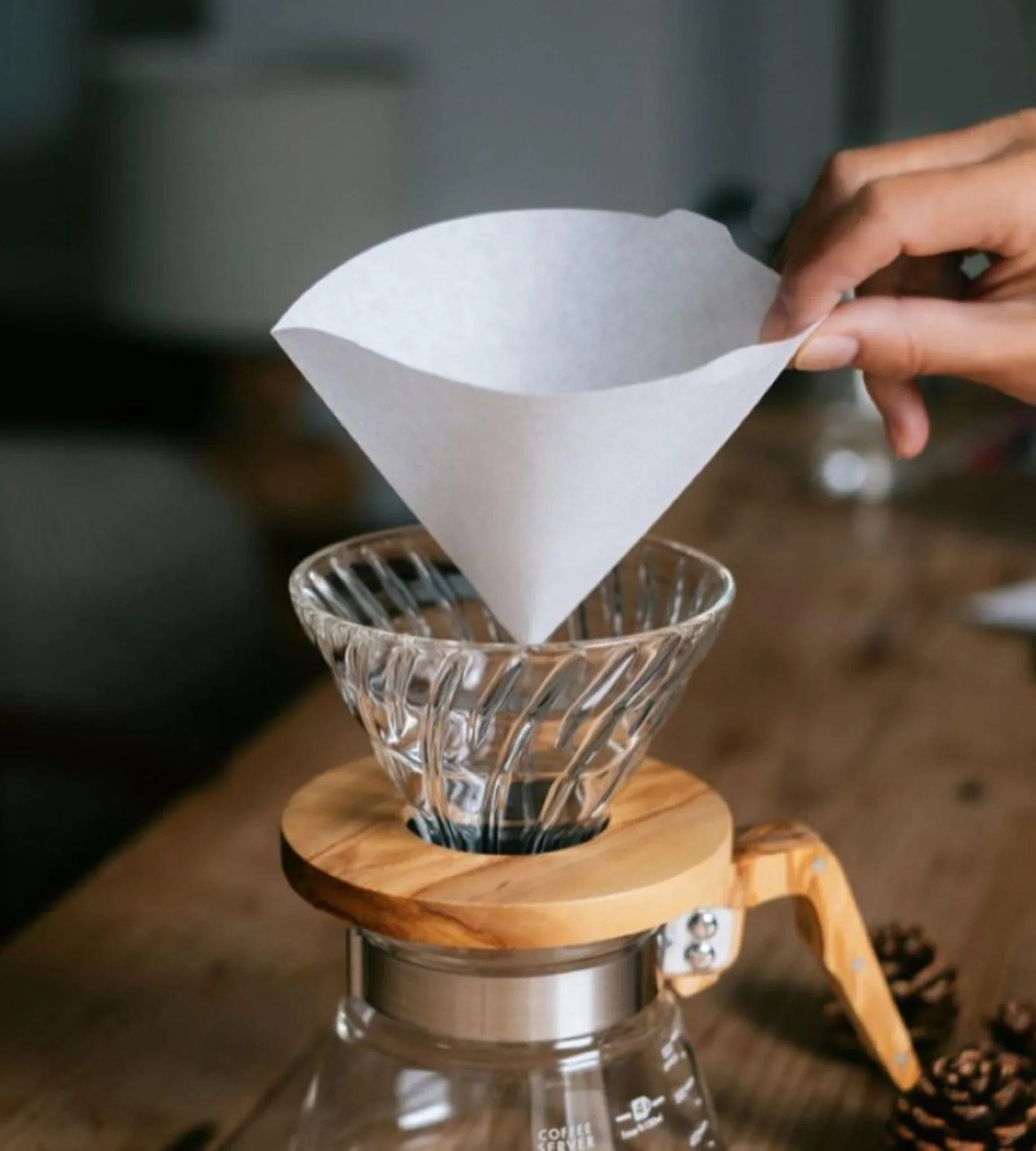 Hario Equipamiento Filtro Papel V60 02 Natural Hario (100 Uds.)