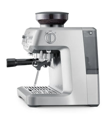 Vista lateral o perfil de la cafetera Sage Barista Express
