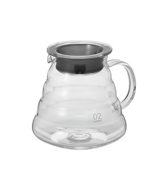 V60 Range Server 600ml Hario, jarra de vidrio para café filtrado, vista del producto