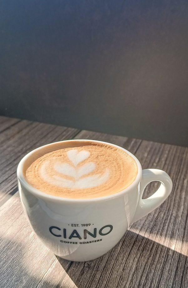 Taza de Ciano con latte art